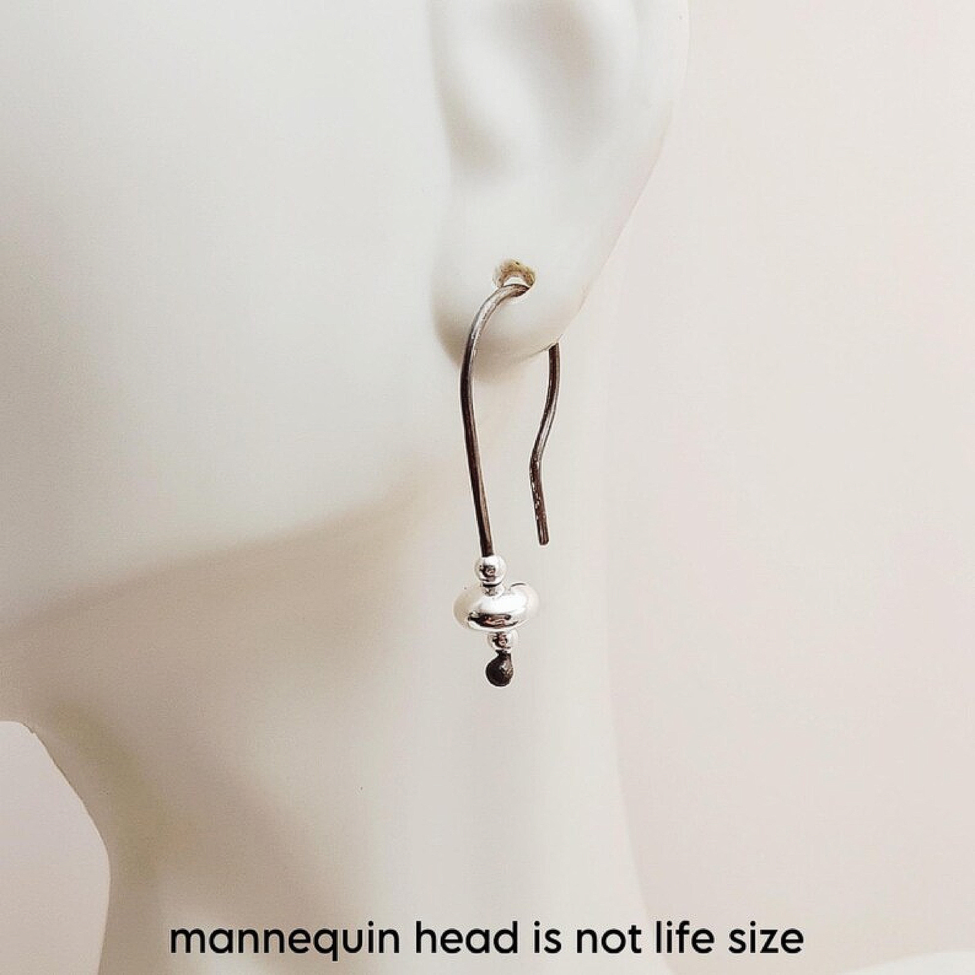 Black Sterling Earrings