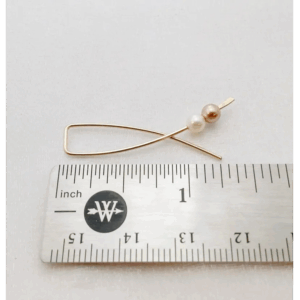 Modern Pearl Earrings