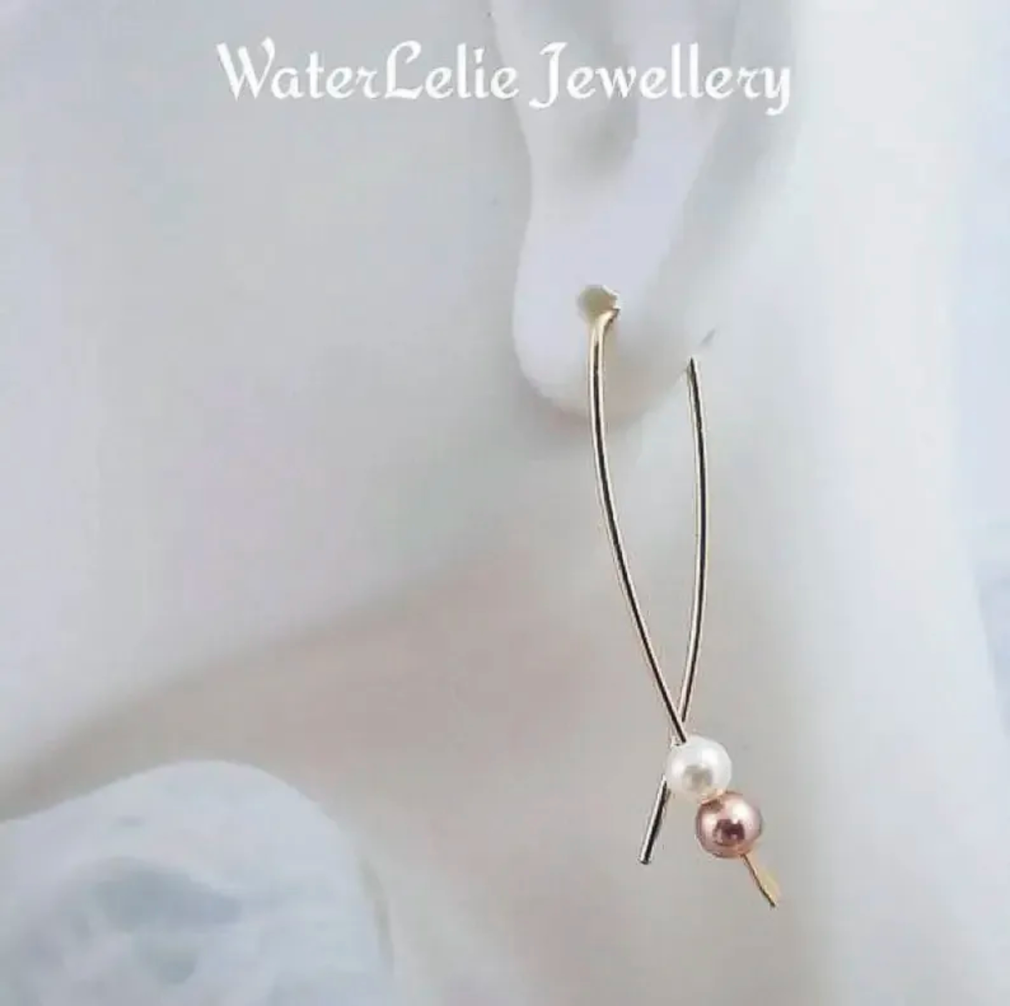 Modern Pearl Earrings