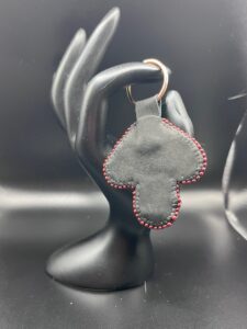 Mushroom Keychain - Brown