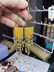 Lotus Dangle Earrings