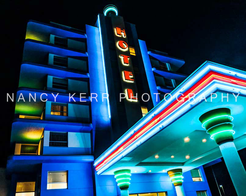 Hotel Lights 12x16 Print