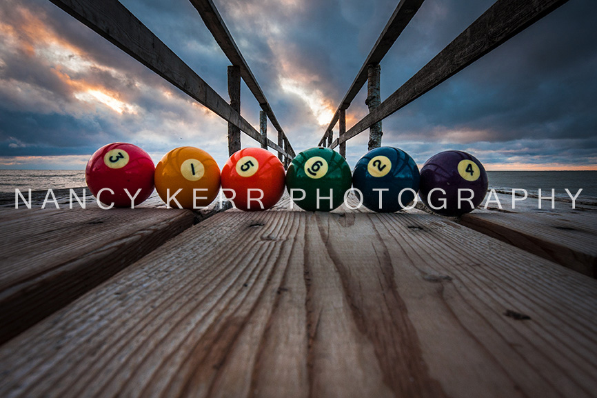 Rainbow on the Peir 16x24 Print